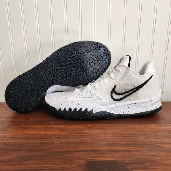Nike Size 16M/17.5W Kyrie 4 TB Low‎ White New - Picture 8 of 12